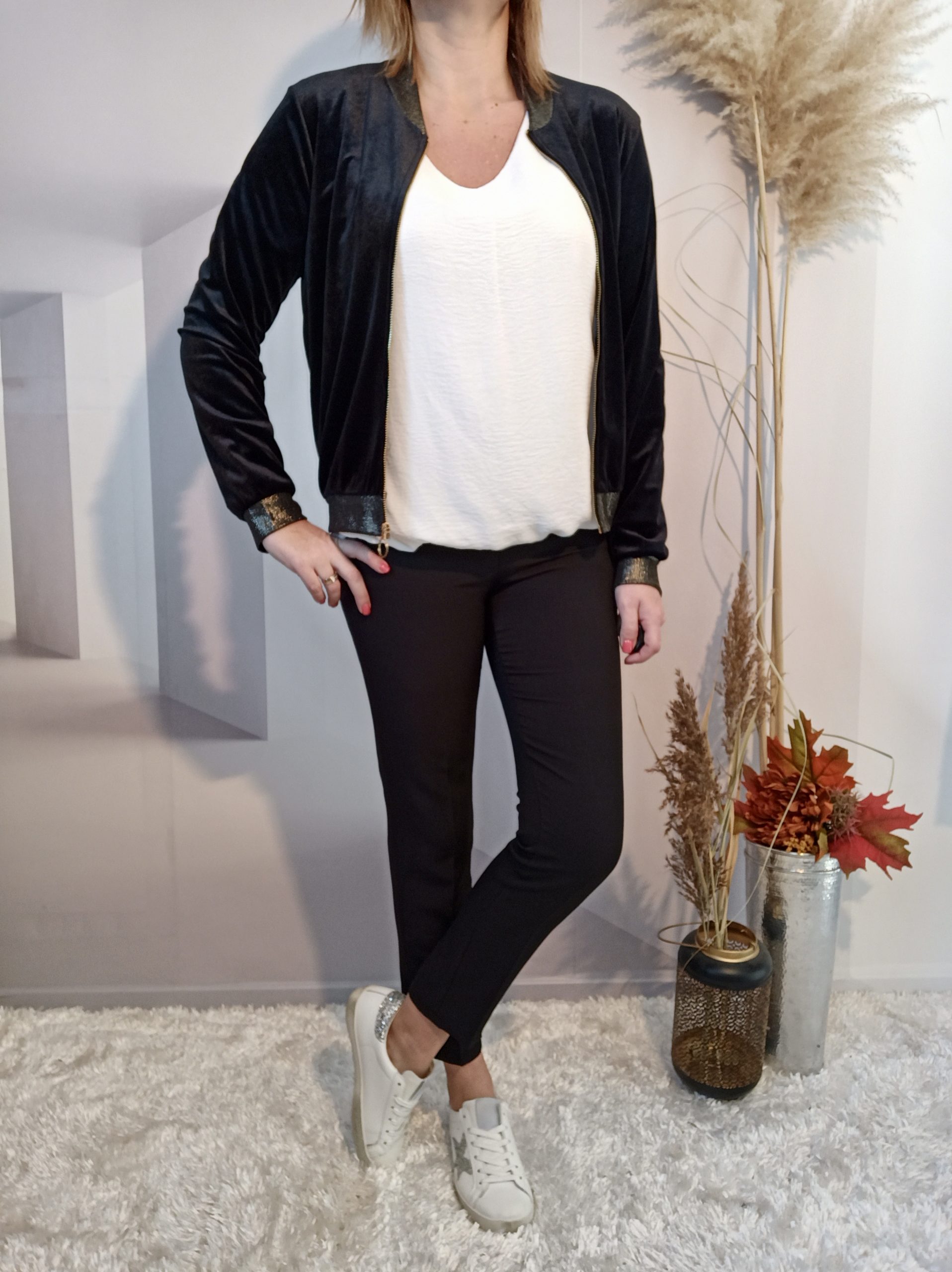 Pantalon Droit Noir – Image 2