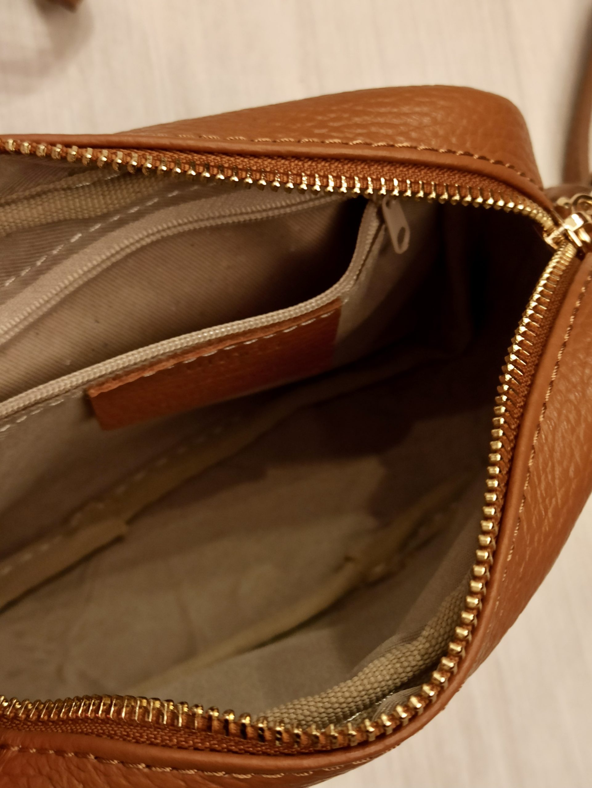 Sac Bandoulière Camel – Image 3