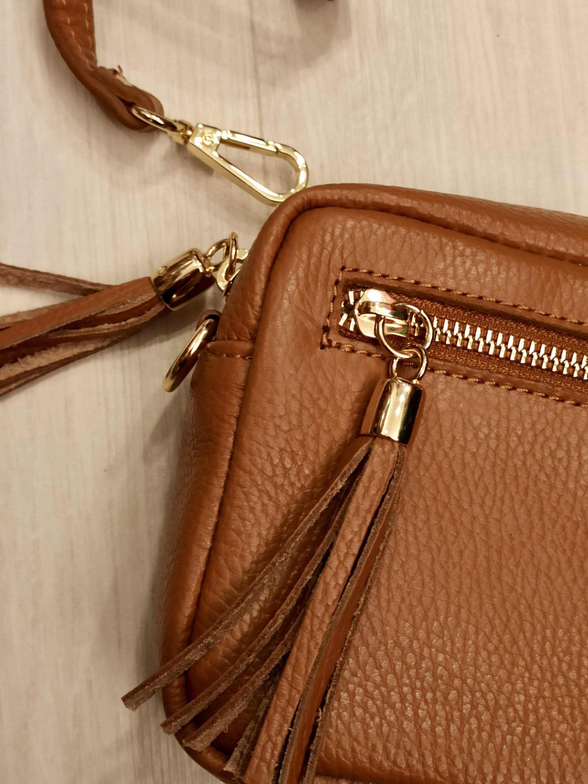 Sac Bandoulière Camel – Image 2