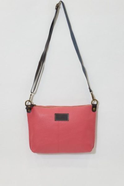 Sac Cuir Corail