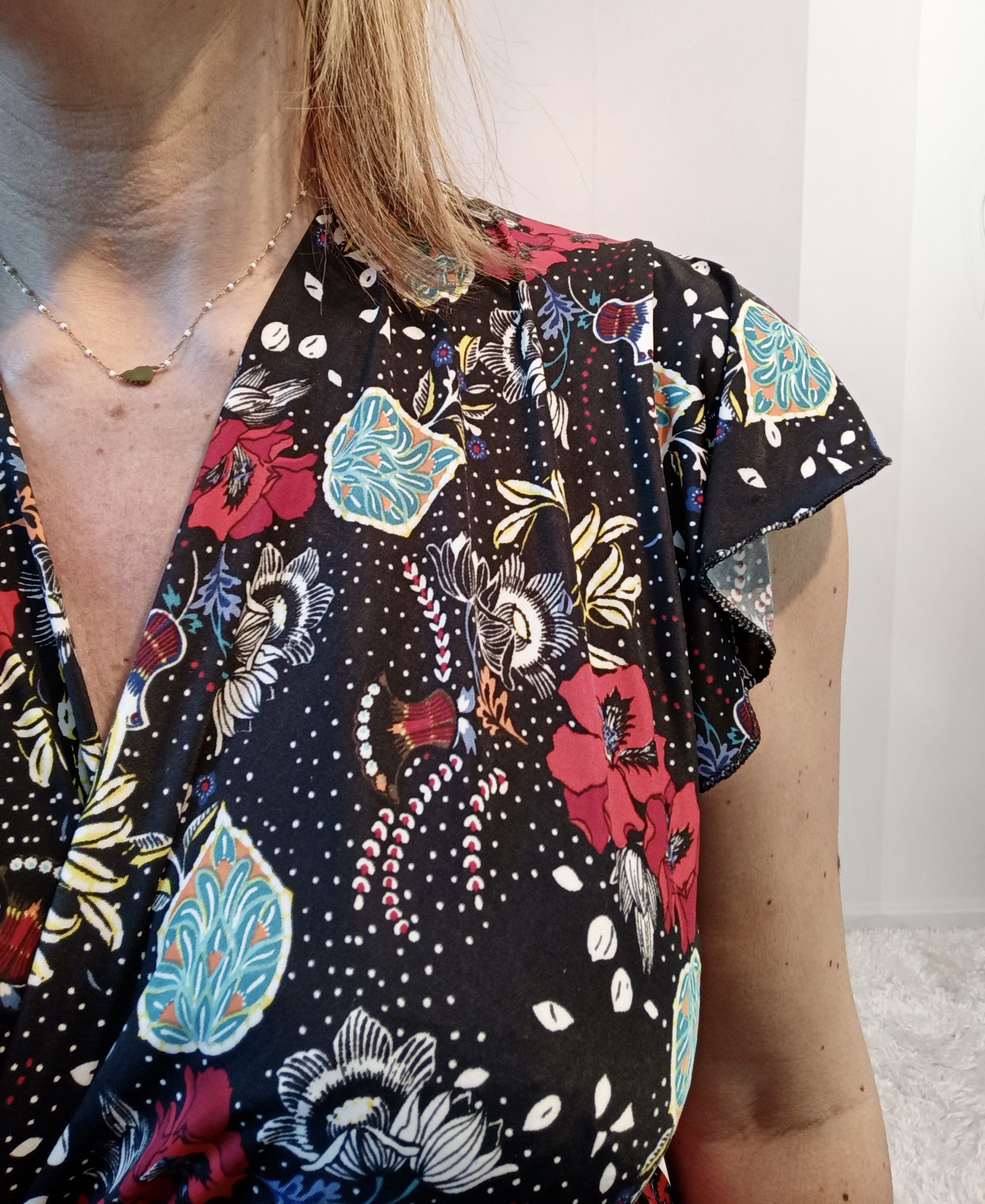 Robe Imprimée Noir – Image 6