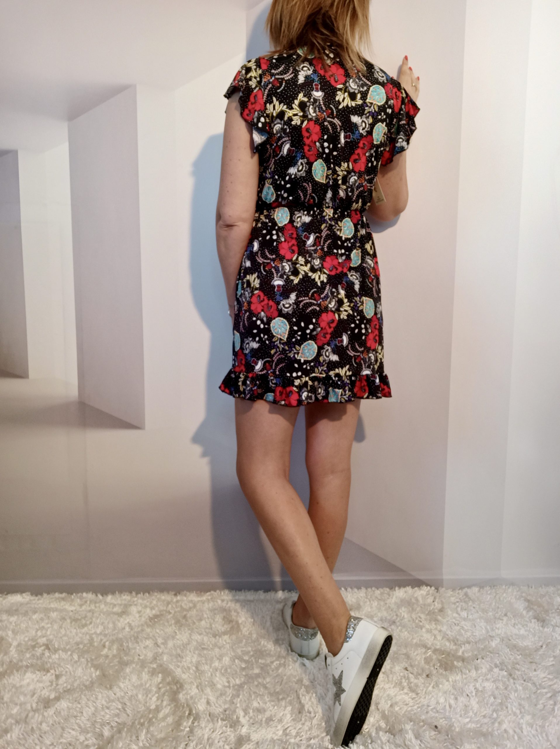 Robe Imprimée Noir – Image 5