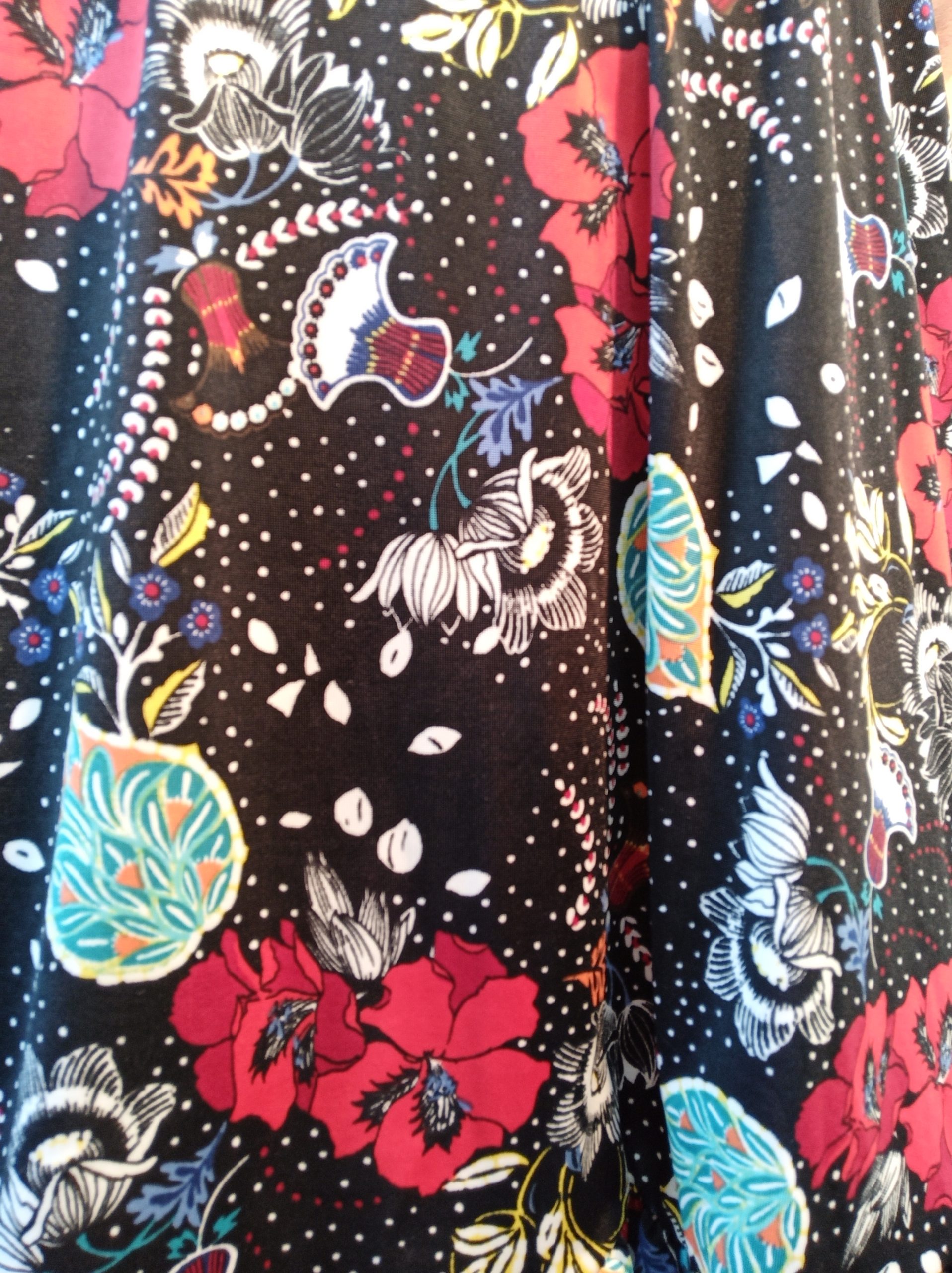 Robe Imprimée Noir – Image 7