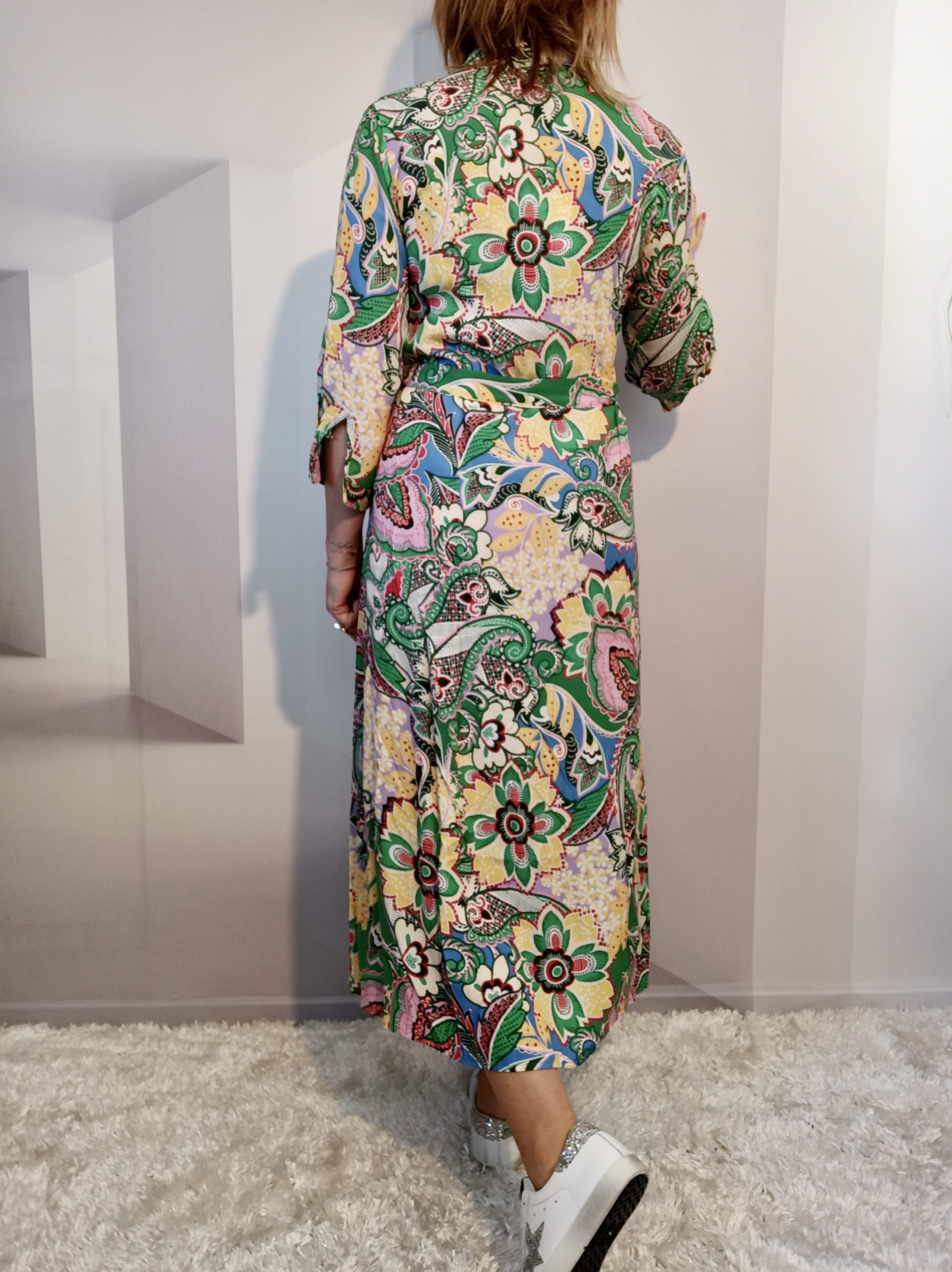 Robe Chemise Vert Brésil – Image 3