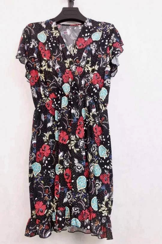 Robe Imprimée Noir – Image 8