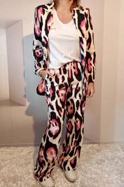 Tailleur Pantalon Léopard