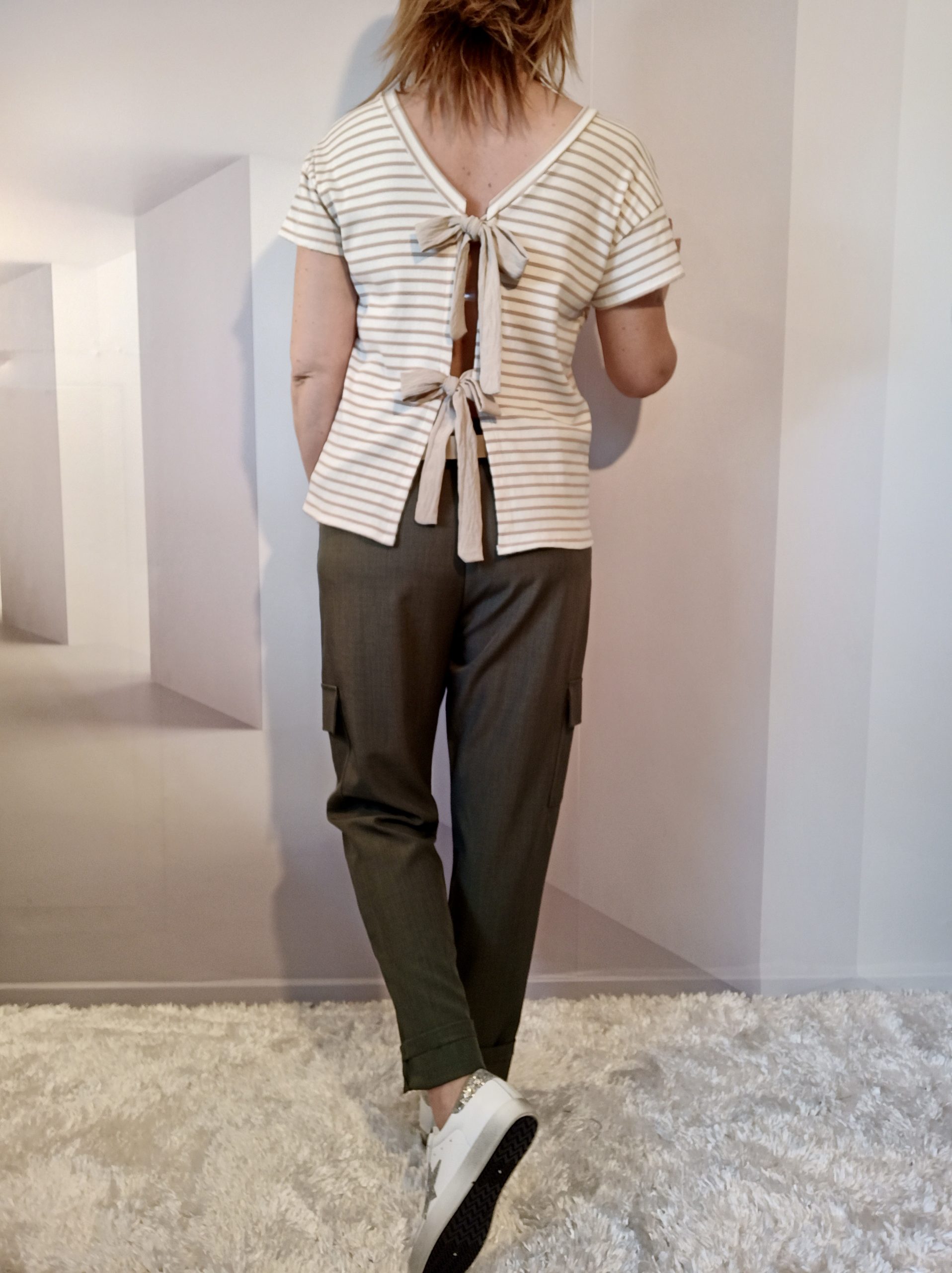 Marinière Noeuds Beige – Image 4