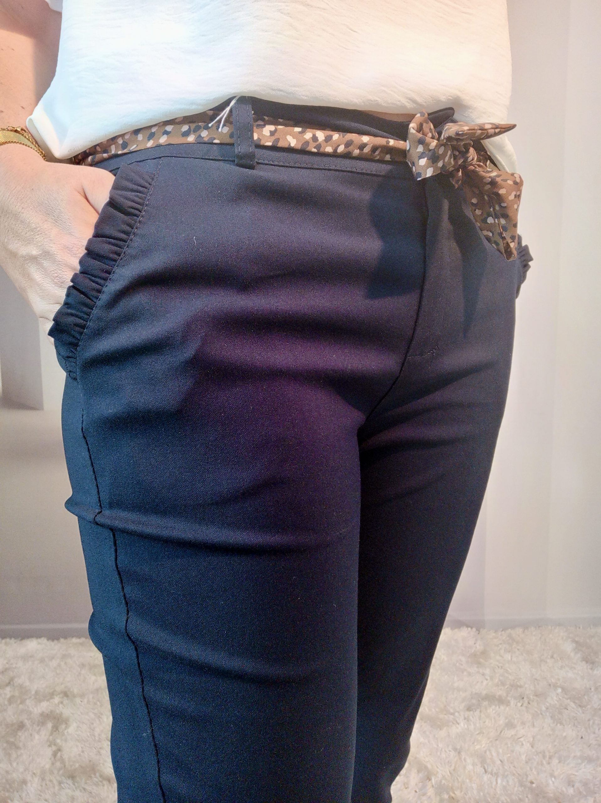 Pantalon Droit Marine – Image 5