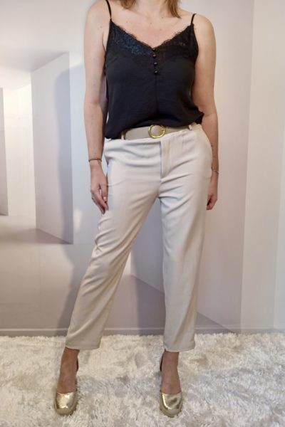 Débardeur Dentelle Noir