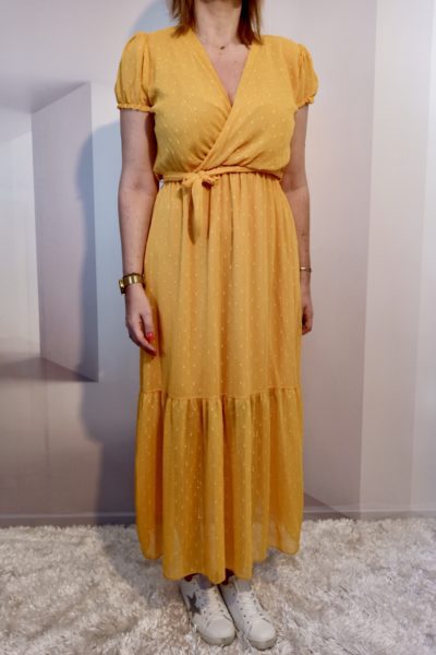 Robe Plumétis Jaune