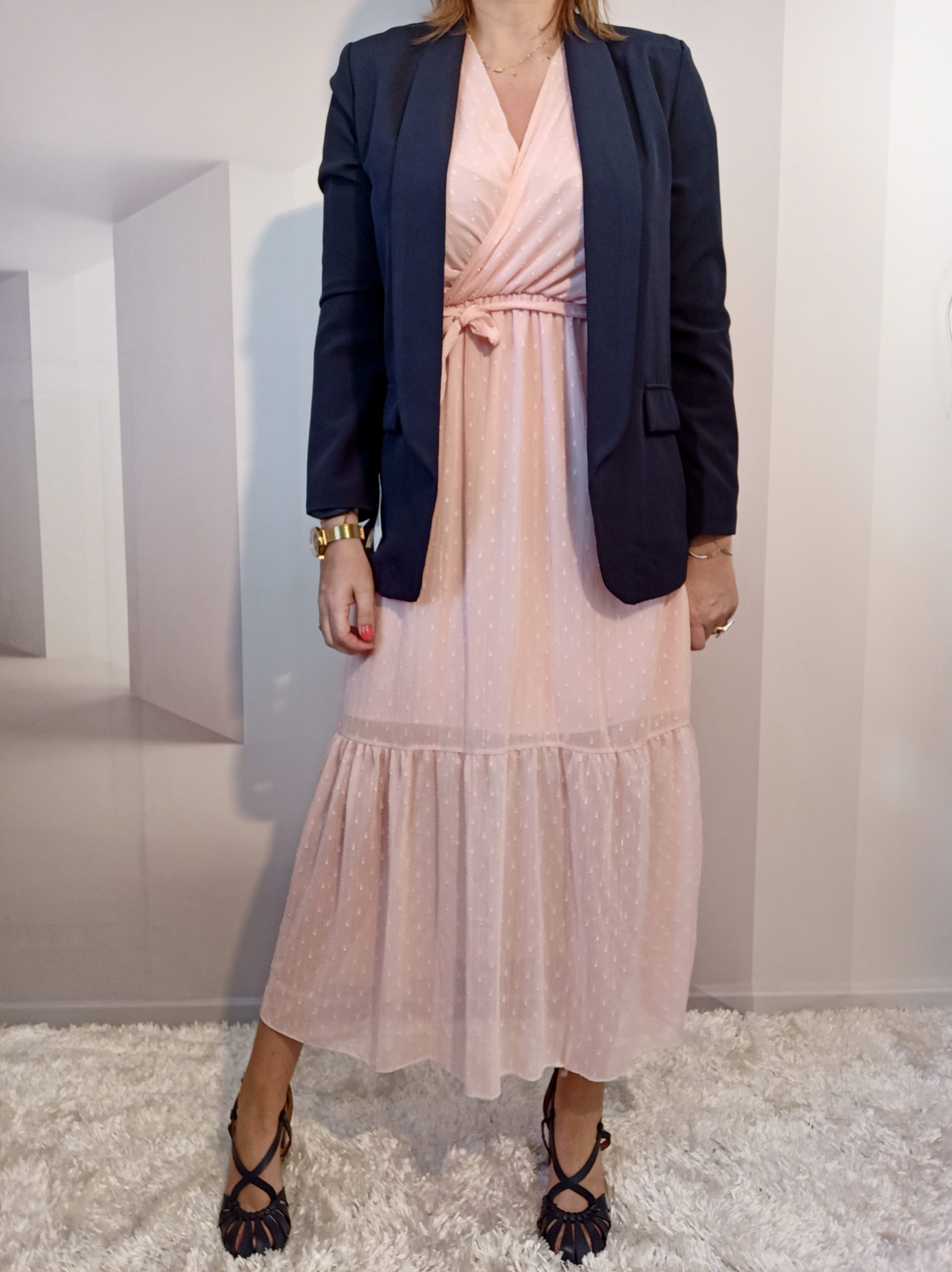 Robe Plumétis Rose – Image 3