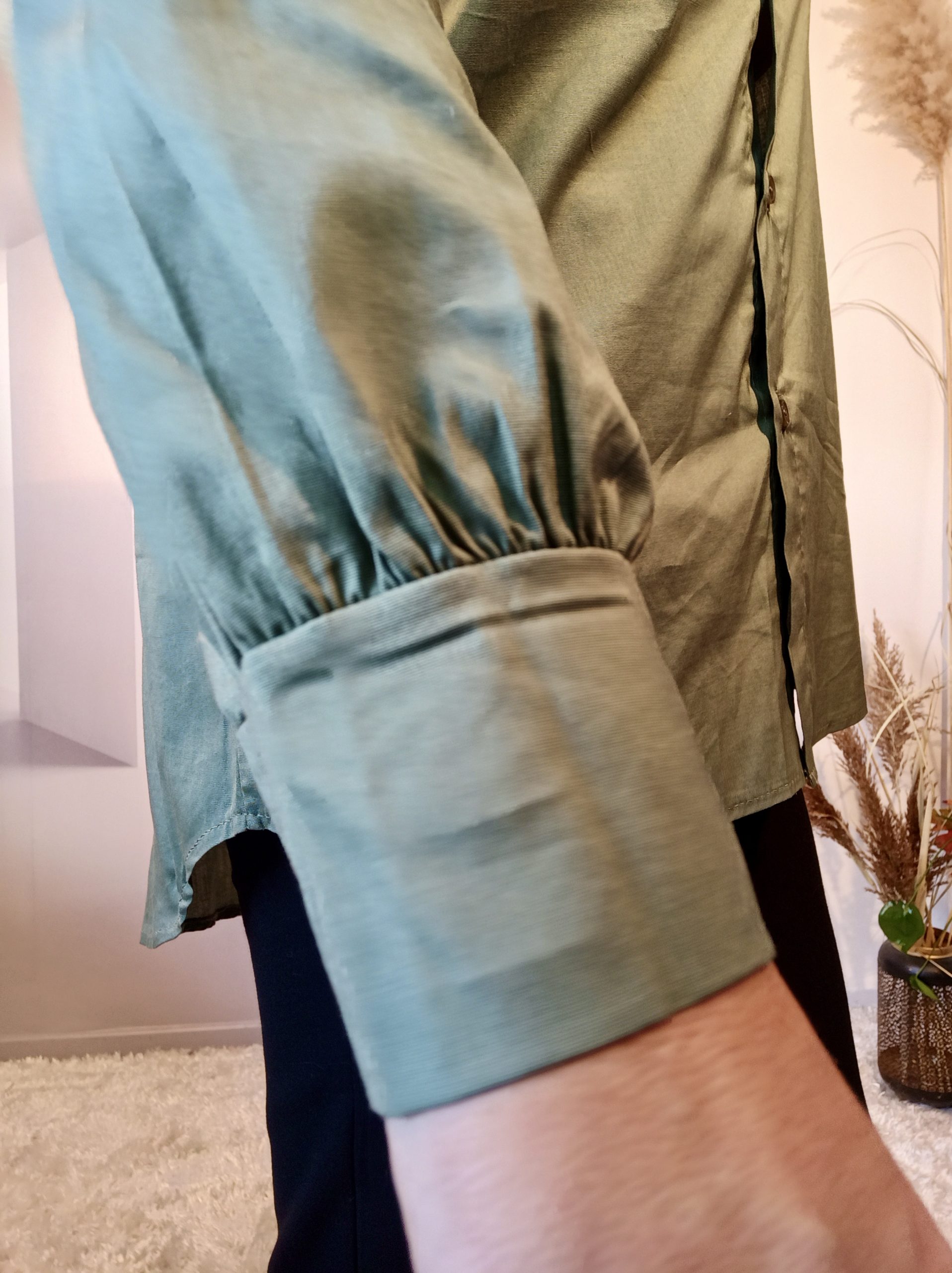 Chemise Classique Kaki – Image 4