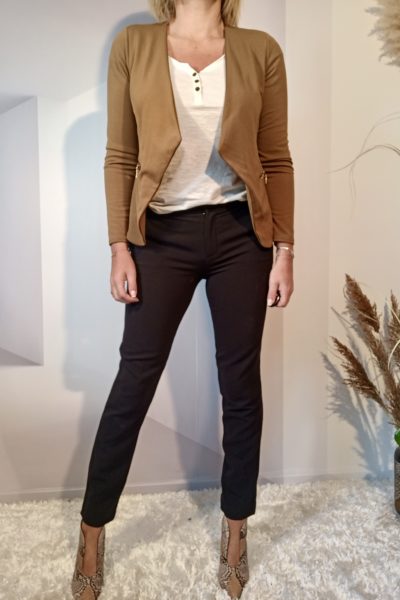 Blazer Gaufré Camel