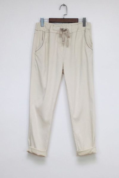 Pantalon Jog Beige