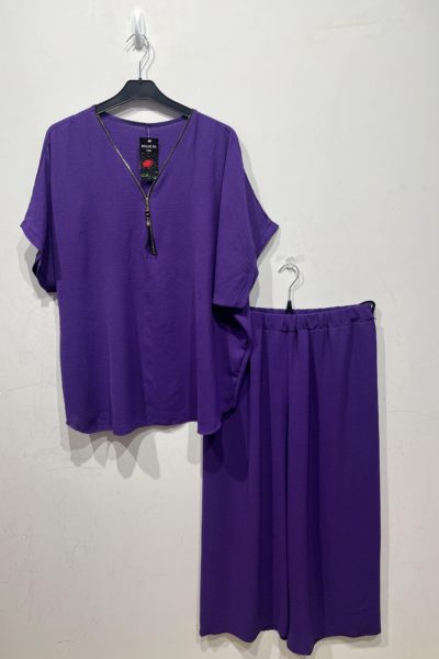 Ensemble Pantalon Violet