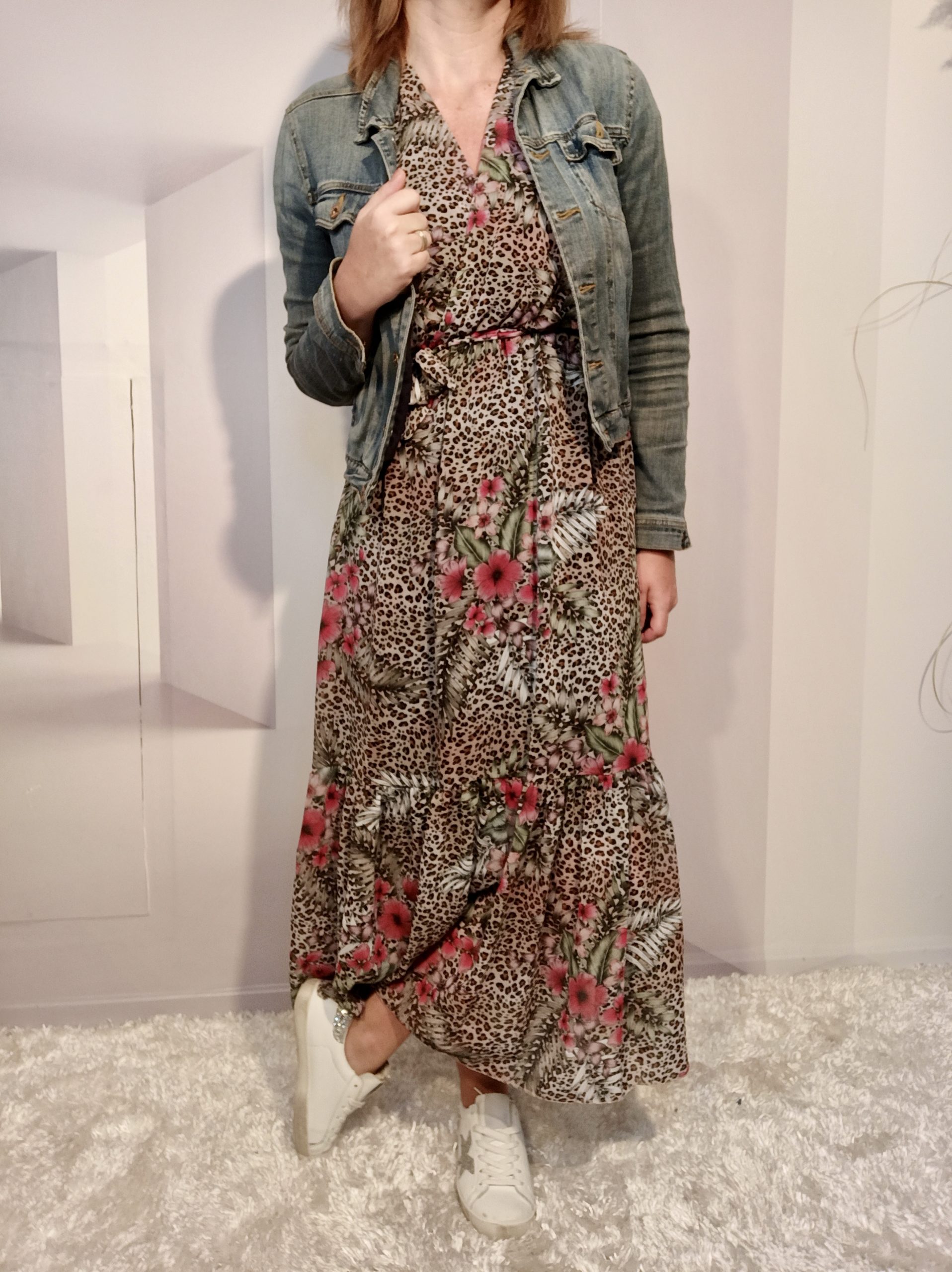 Robe Cache-Coeur Léopard – Image 2