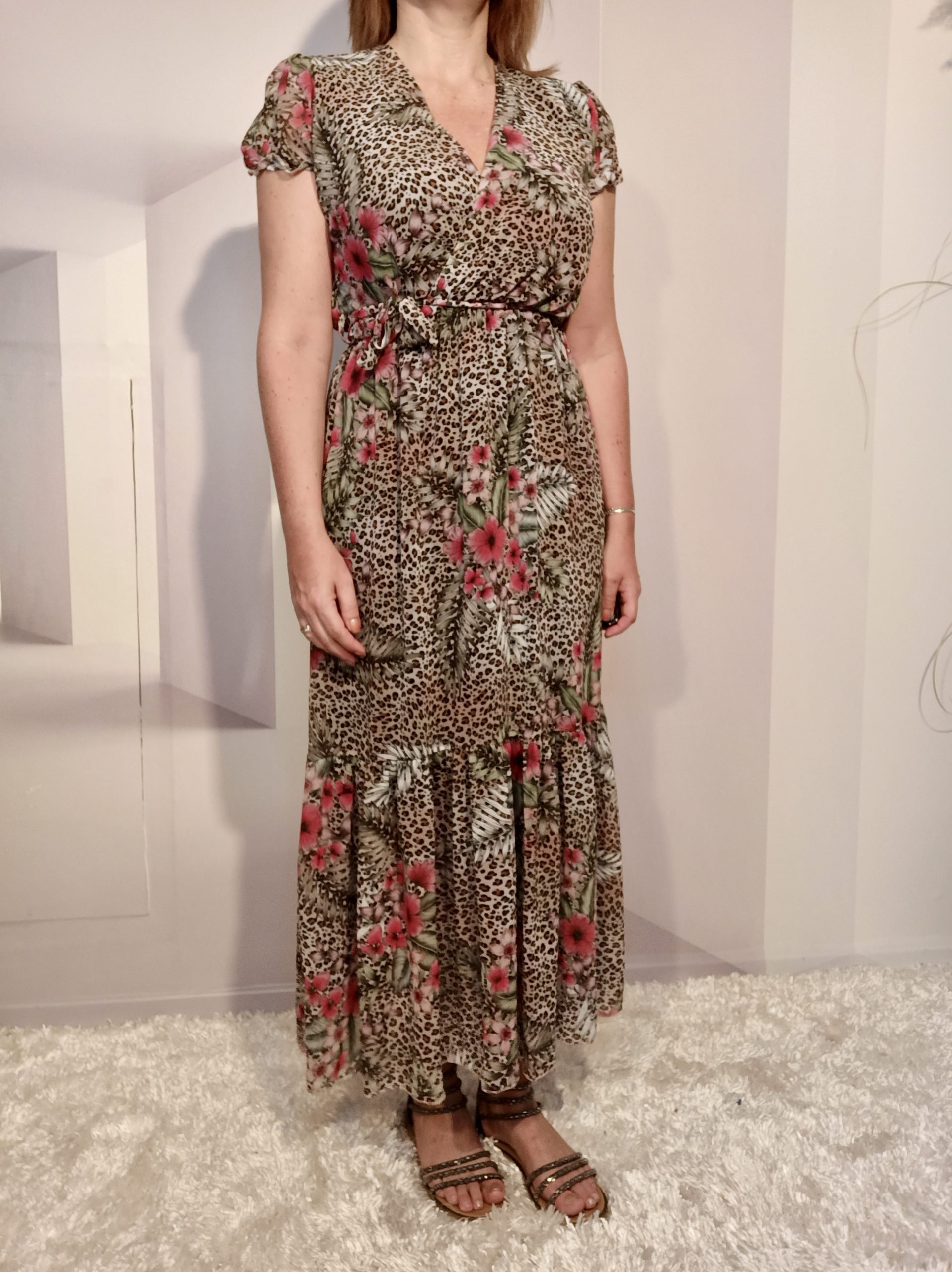 Robe Cache-Coeur Léopard – Image 3